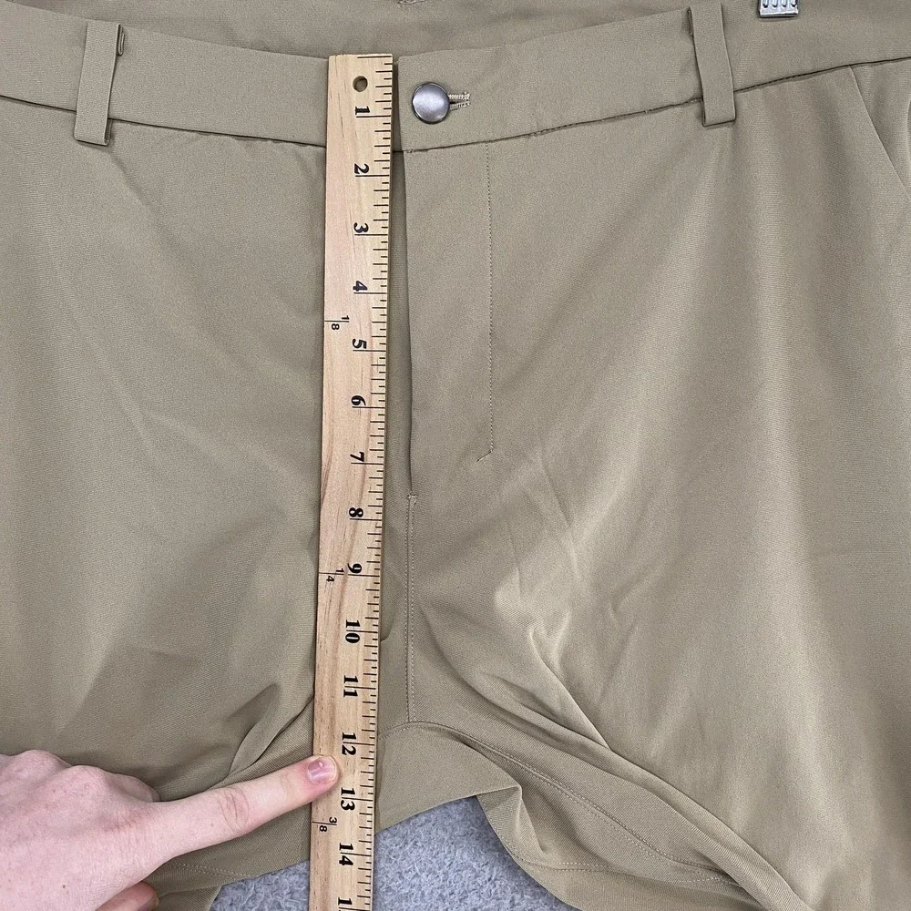 Lululemon Commission Pants Mens 38x32 Beige Stretch Chino Golf Office Work Taper